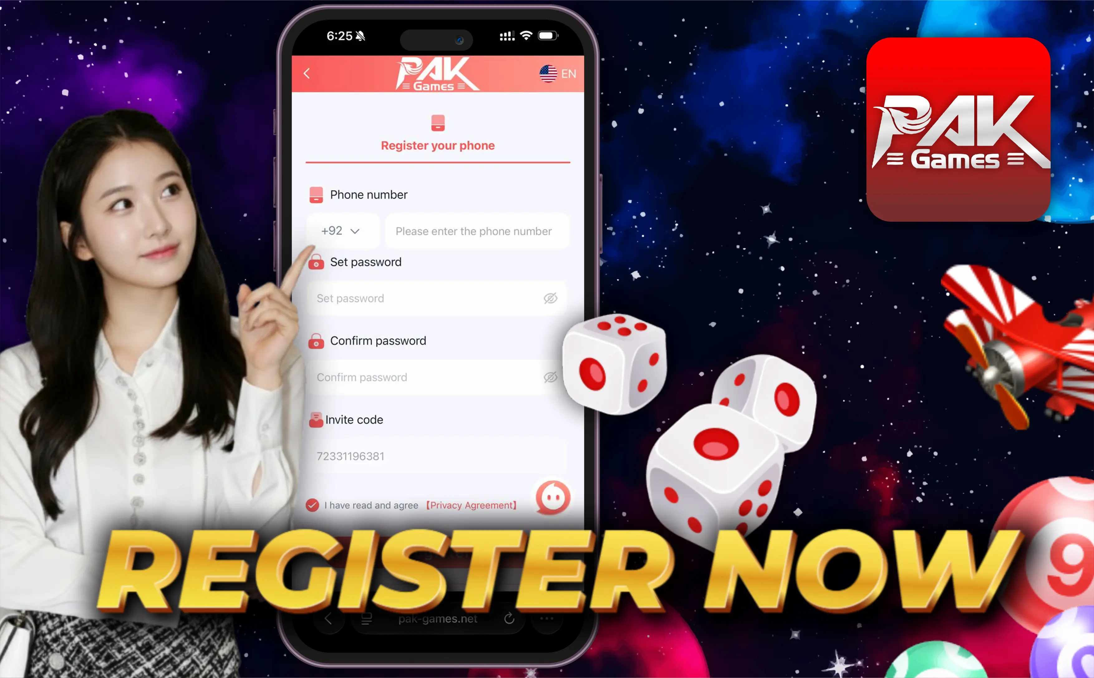 pak game register