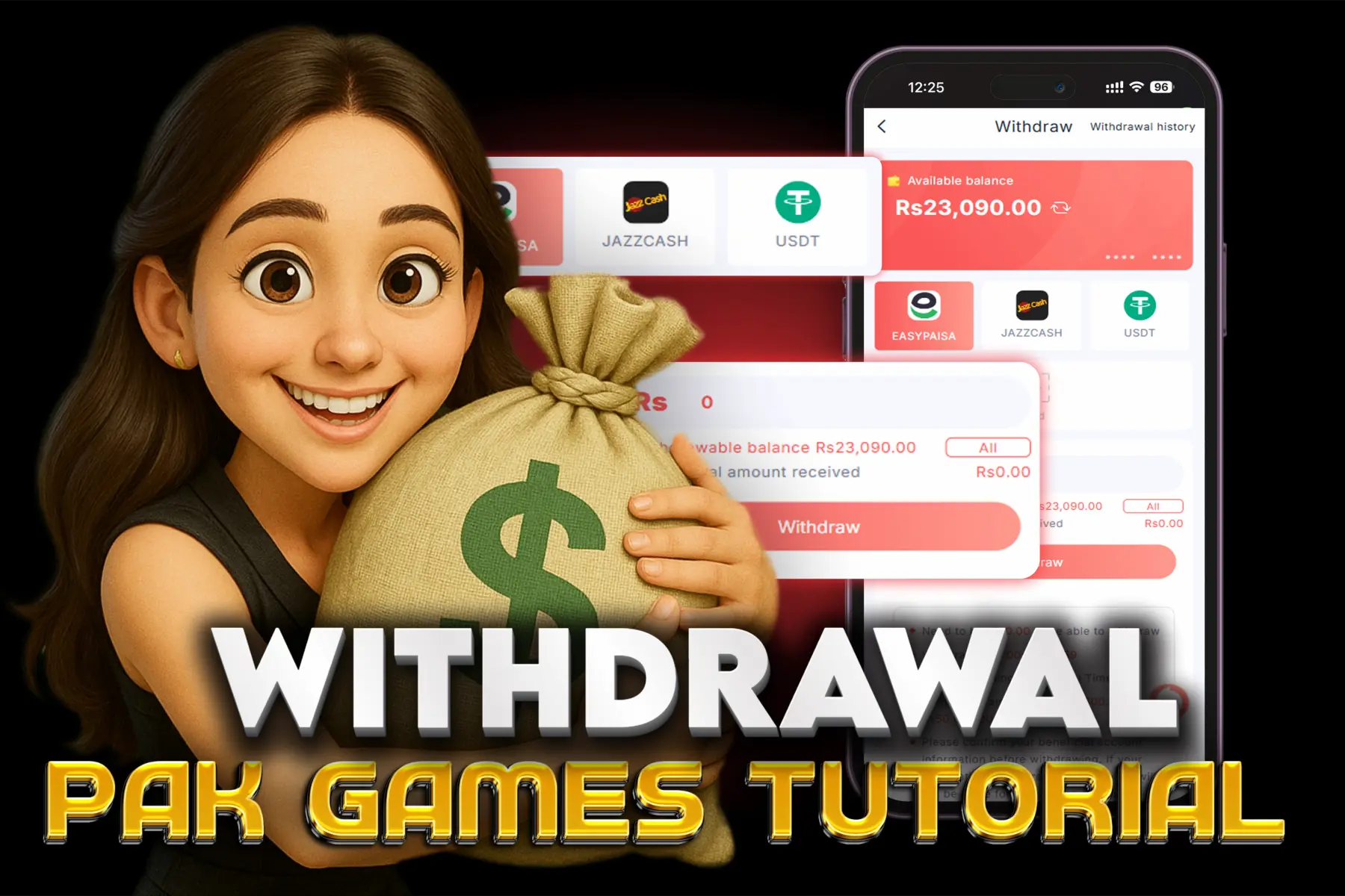 Pak Games withdrawal guide showing how to transfer winnings safely in Pakistan